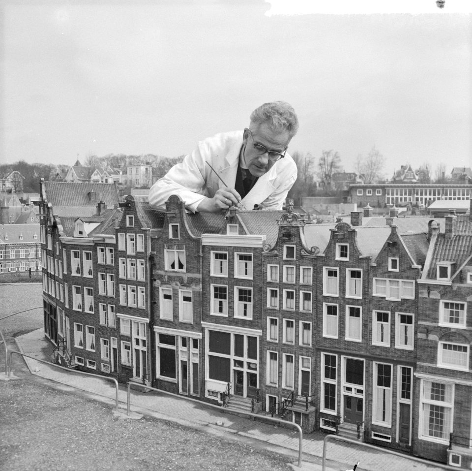 Madurodam in de verf, een stukje Jordaan, Bestanddeelnr 917-5522