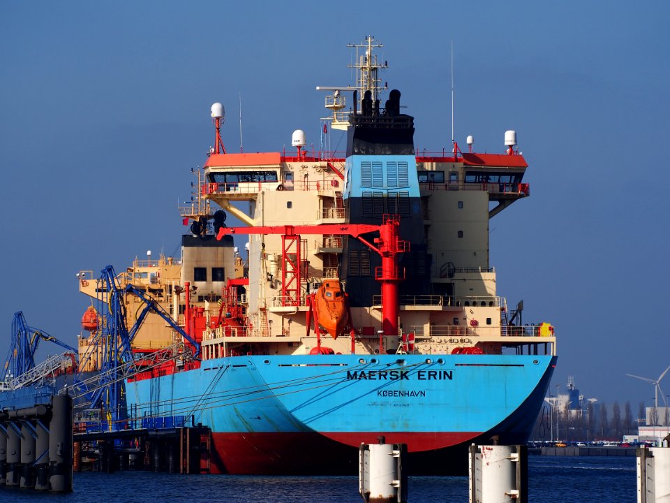 Maersk Erin (ship, 2004) IMO 9274628 Port of Amsterdam