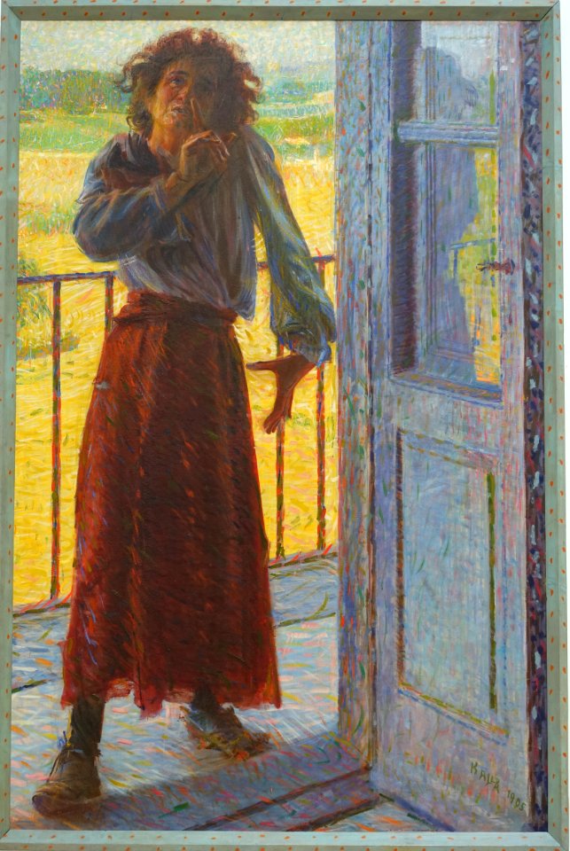 Madwoman by Giacomo Balla, c. 1905 - Galleria nazionale d'arte moderna - Rome, Italy - DSC05387