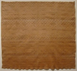 Makaloa mat from Ni'ihau, Hawai'i, Honolulu Museum of Art