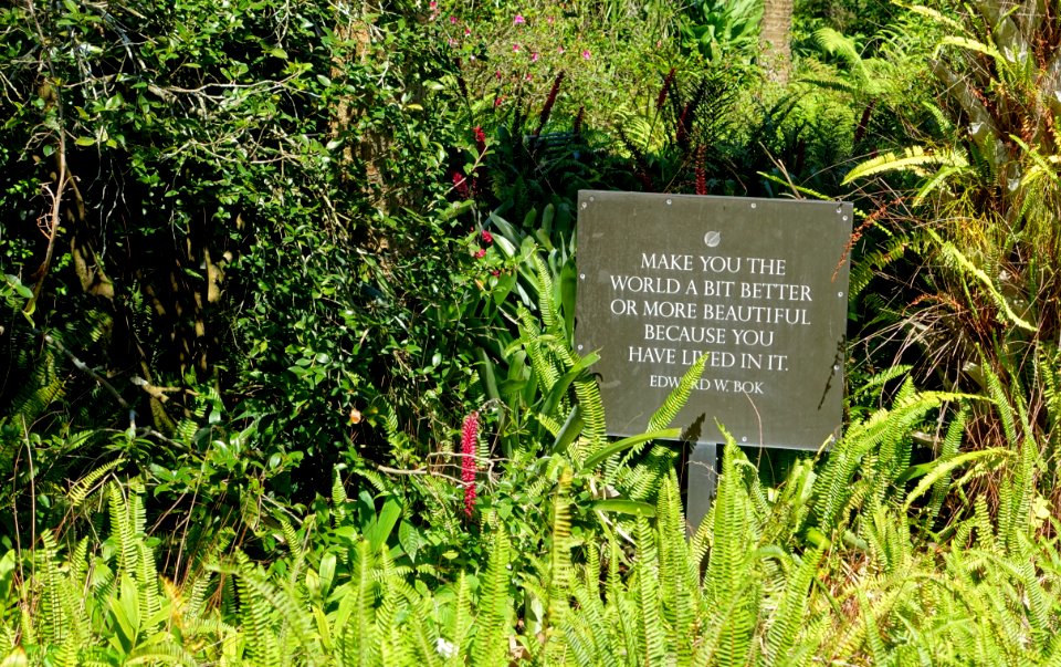 Make You the World a Bit Better - Bok Tower Gardens - DSC02252
