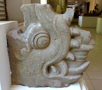 Makara head, Tra Kieu, 11th-12th century, Quang Nam - Museum of Cham Sculpture - Danang, Vietnam - DSC01863