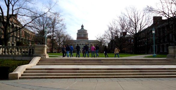 Main quadrangle at the University of Rochester photo