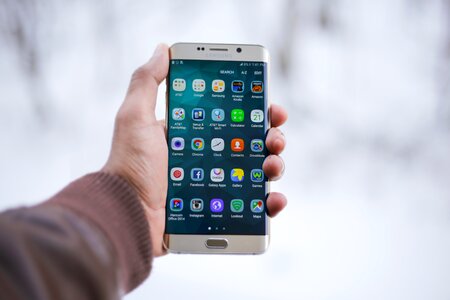 Apps mobile phone screen