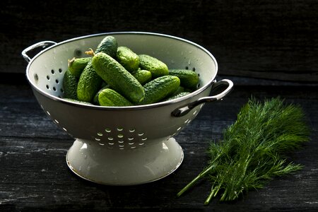 Herbs pickles vegetable