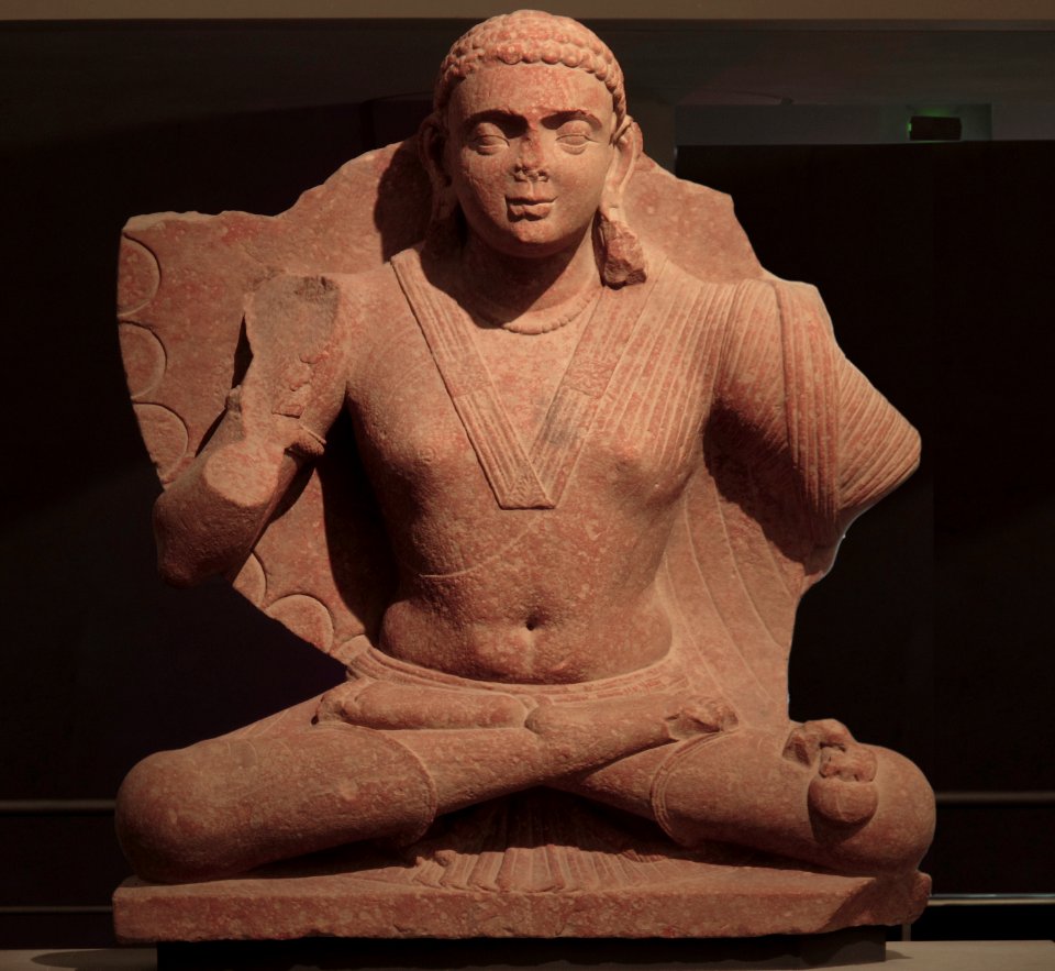 Maitreya, Mathura kusana. Musée Guimet