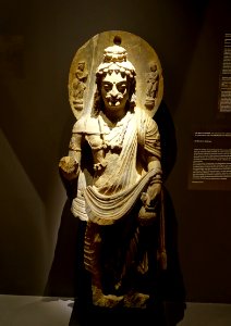 Maitreya boddhisattva, Gandhara, Kushan period, 3rd century, schist - Montreal Museum of Fine Arts - Montreal, Canada - DSC09611