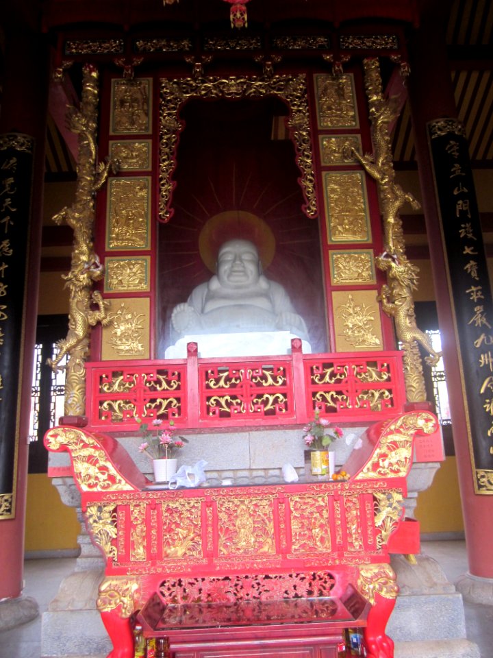Maitreya Buddha in the Hall of Four Heavenly Kings, Xixin Chan Temple