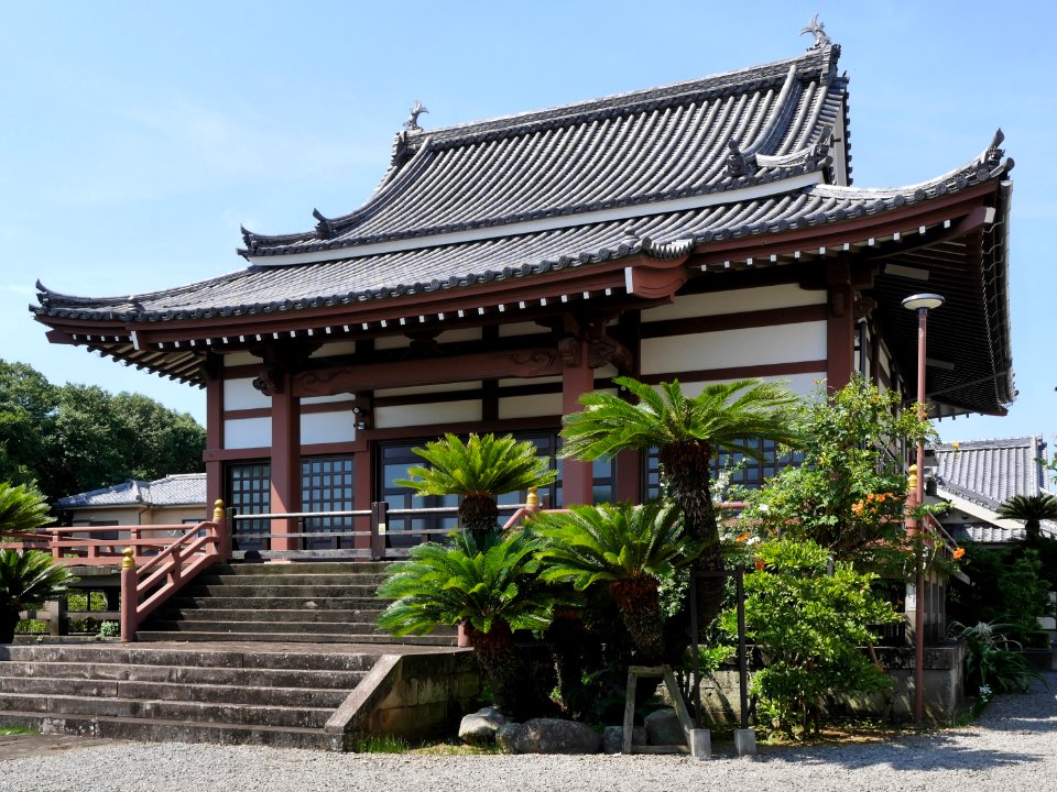 Main temple building of Goshin-temple