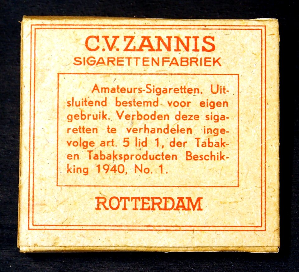 MAGNET, C V Zannis, Rotterdam, dutch cigarettes pic2
