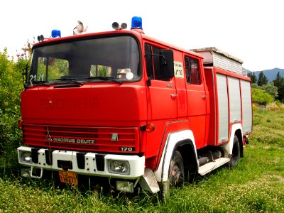 Magirus Deutz 170 fire engine dumped in Vasiliki, Greece, pic1