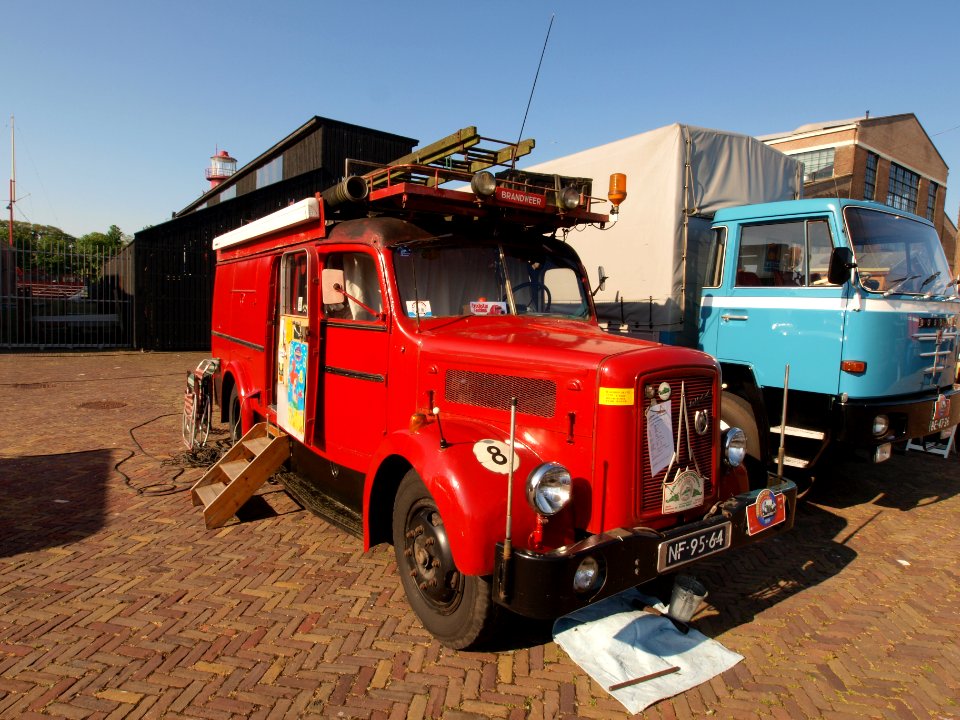 Magirus Deutz S3500 (1952), Dutch licence registration NF-95-64 pic2