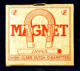 MAGNET, C V Zannis, Rotterdam, dutch cigarettes