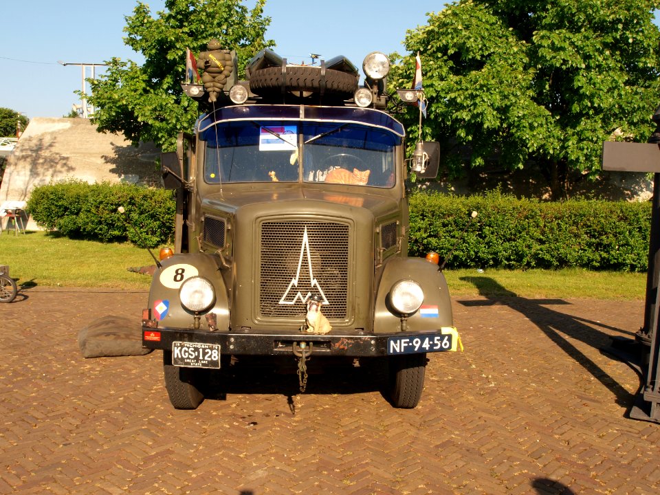 Magirus Deutz S3500 (1952), Dutch license registration NF-94-56 pic2