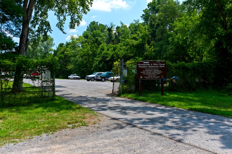 Maintenance Area for C and O Canal at Hancock MD