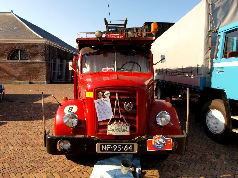 Magirus Deutz S3500 (1952), Dutch licence registration NF-95-64 pic1