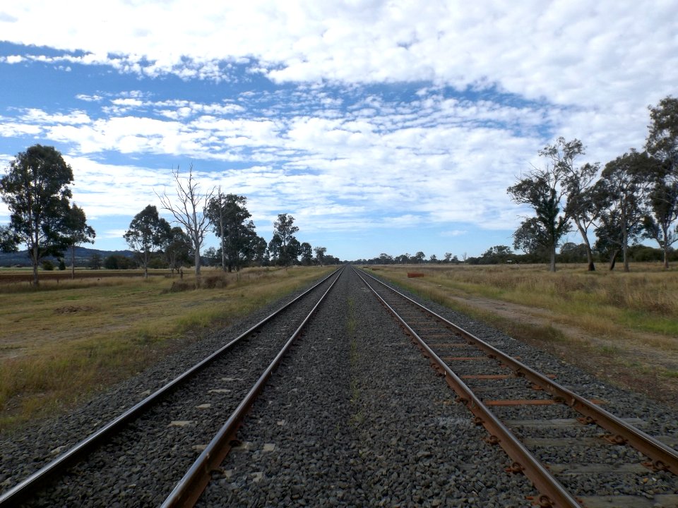 Main Line railway Lanefield, Queensland