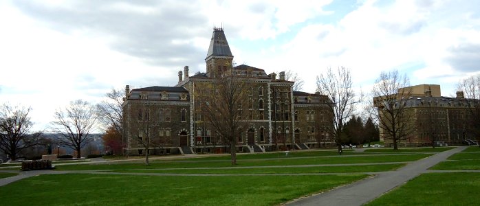 Main quadrangle and academic buildings at Cornell University photo