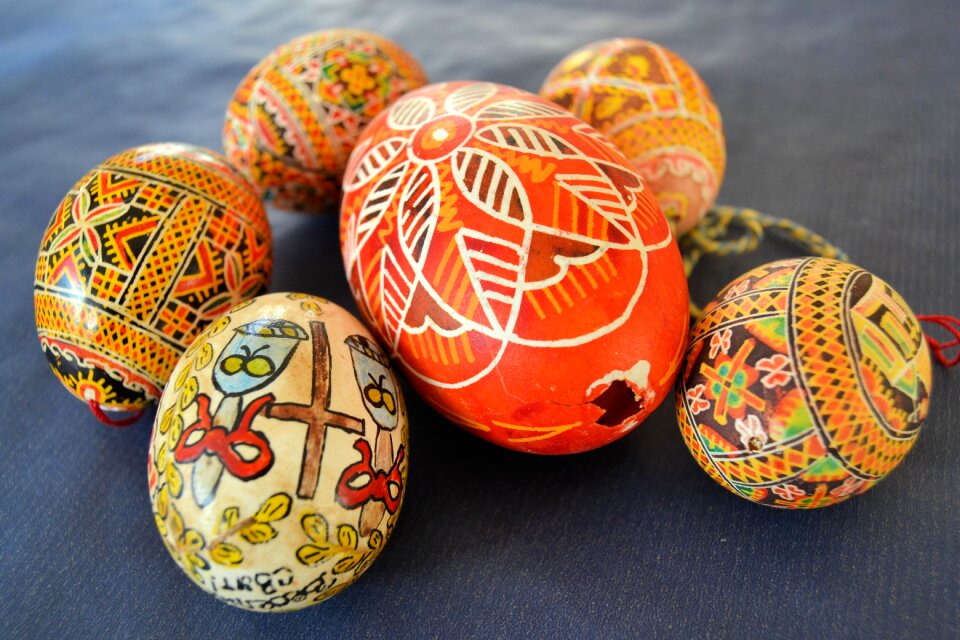 Hen's egg goose egg art