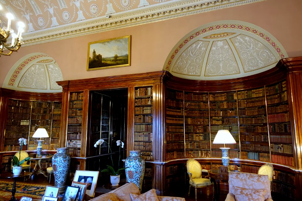 Main Library - Harewood House - West Yorkshire, England - DSC01851
