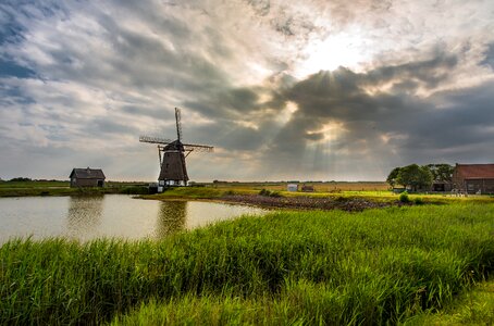 Netherlands mill dutch windmill photo