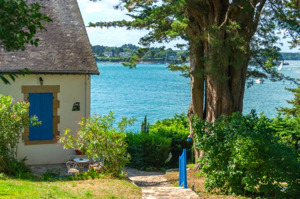 Maison, golfe, Île aux Moines, Morbihan, France