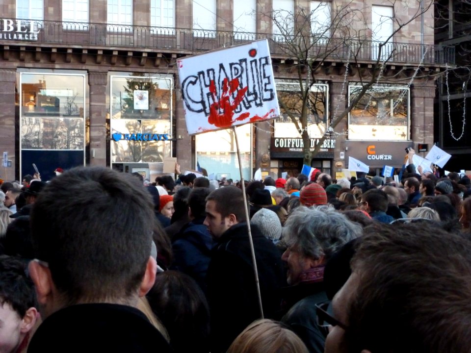 Marche suite aux attentats de janvier 2015 (Strasbourg) 04