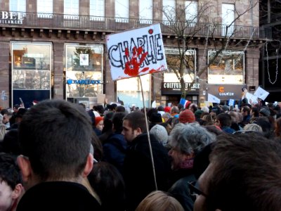 Marche suite aux attentats de janvier 2015 (Strasbourg) 04