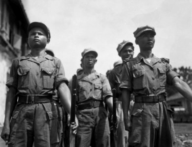 Marcherende eenheid KNIL militairen, Bestanddeelnr 8581
