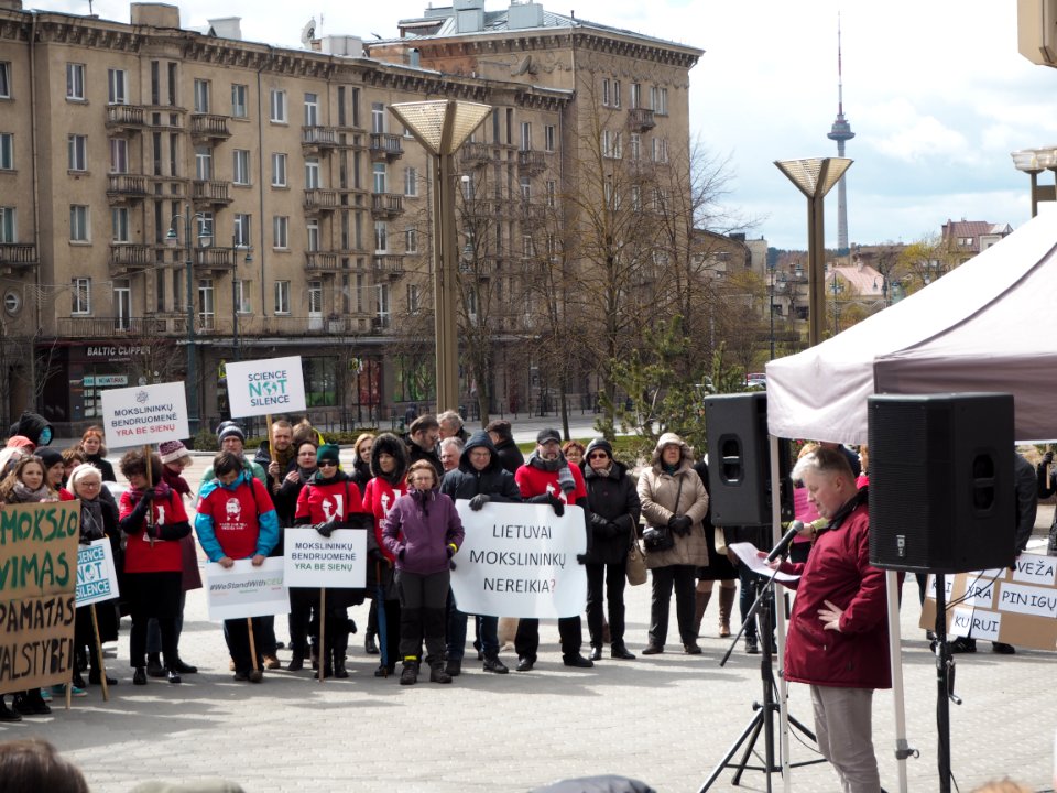 March for Science in Vilnius, 06