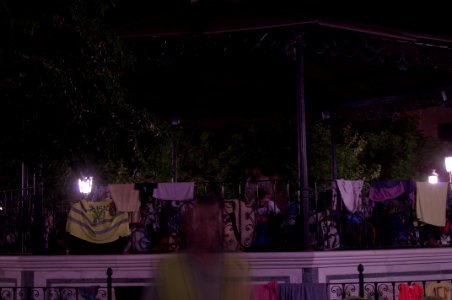 Marcha indignada - Noche en la plaza 021