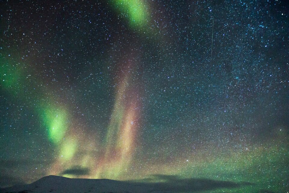 Northen light scooter snow