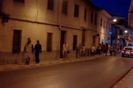 Marcha indignada - Noche en la plaza 037