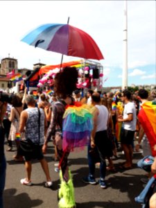 Marche des Fiertés 2018 à Lyon - Pont Bonaparte - Cortège 13