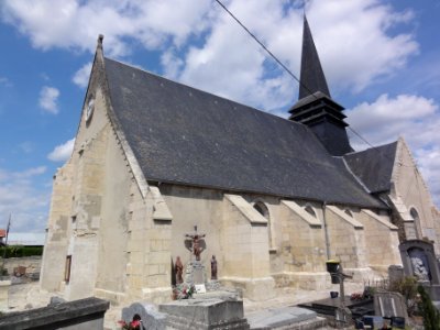Marest-Dampcourt (Aisne) église à Marest