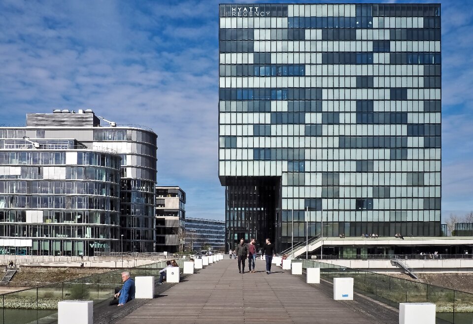 Modern building düsseldorf