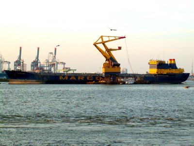 Marcor Bulk I - IMO 7414897, Port of Rotterdam, Holland 24-Feb-2006
