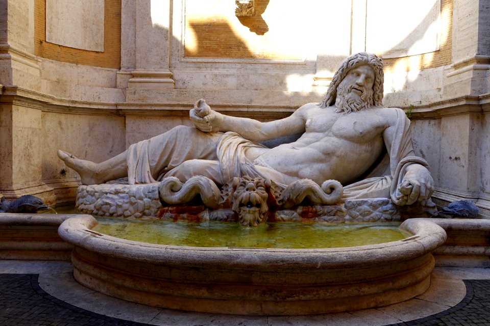 Marforio, Roman, 1st century AD, marble - Musei Capitolini - Rome, Italy - DSC06112