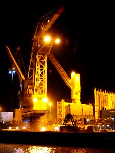 Marcor 2 unloading Fernando by night in Rotterdam pic6