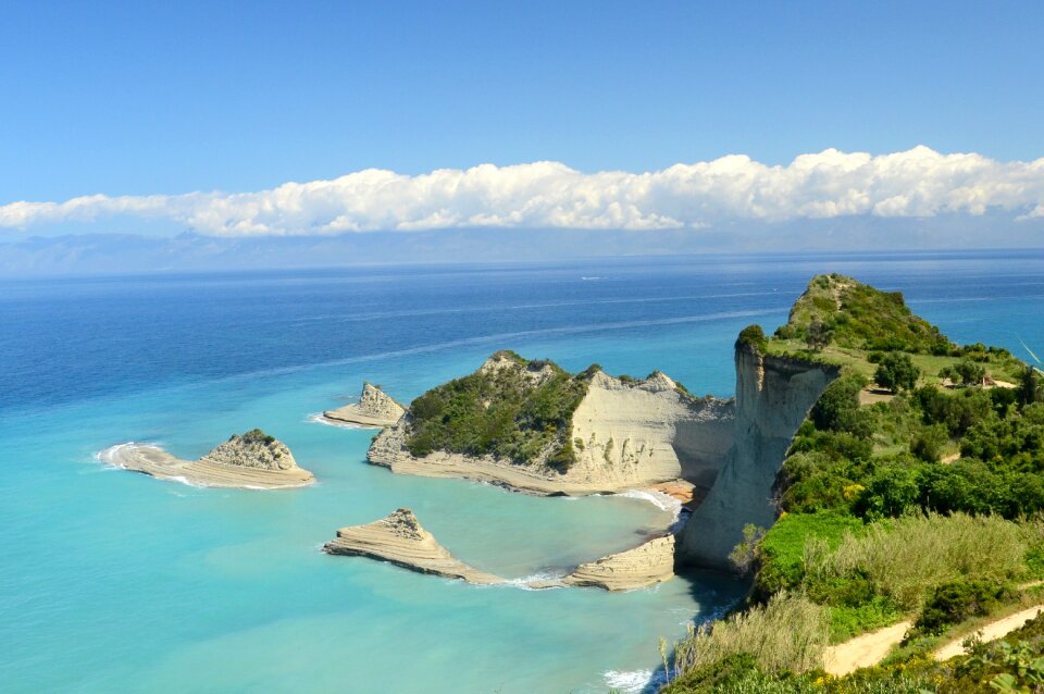 Landscape the cliffs rocks photo