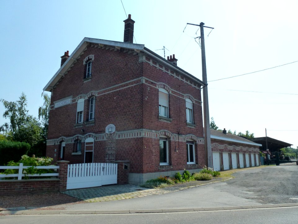 Marchiennes (Nord, Fr) ancienne gare