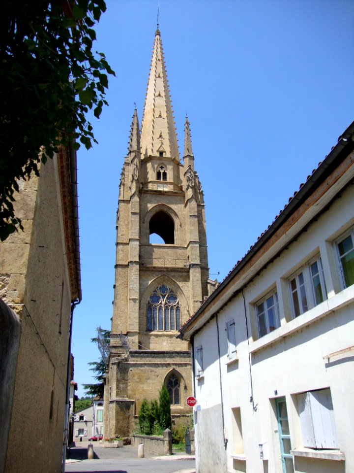 Marciac (Gers, Fr) L'église Notre-Dame