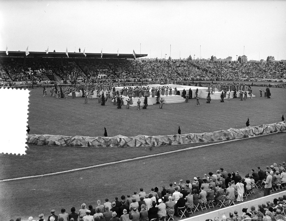 Mariahulde Den Bosch Stadion, overzichten Maria spel, Bestanddeelnr 906-6743
