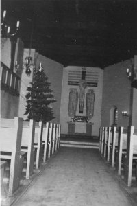 Maria-Magdalenen-Kirche Klein Borstel innen 1952