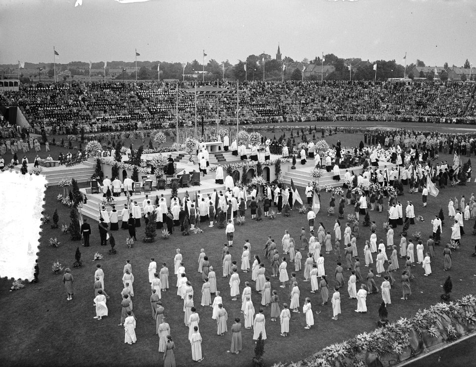 Mariahulde Den Bosch Stadion, overzichten Maria spel, Bestanddeelnr 906-6742