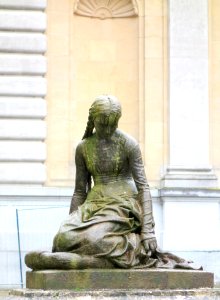 Margaret in the Church (1897) by Louis-Alexandre Lefèvre-Deslongchamps - Royal Museum for Central Africa - DSC05661