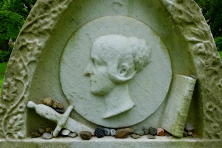 Margaret Fuller Ossoli detail - Mount Auburn Cemetery - DSC04292
