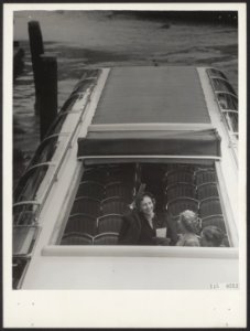 Margaret Truman, zangeres en dochter van de Amerikaanse president, in Amsterdam., Bestanddeelnr 115-0552