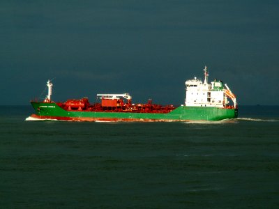 Marianne Wonsild leaving Port of Rotterdam, Holland 11-Feb-2006