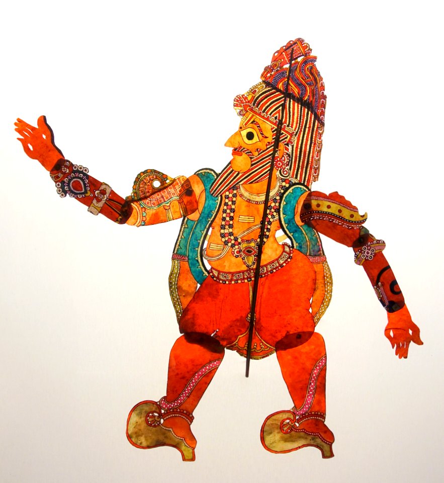 Maricha, Ravana's minister who transforms into an animal, Tolu Bammalata, Andra Pradesh, India - Museu do Oriente - Lisbon, Portugal - DSC06741